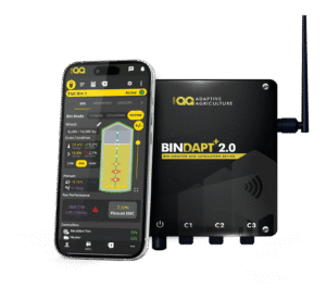Bindapt+ 2.0 Device with Mobile App Mock